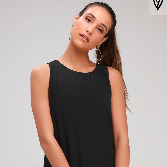 Lulu’s Black Tank Shift Dress - Picture 3 of 7